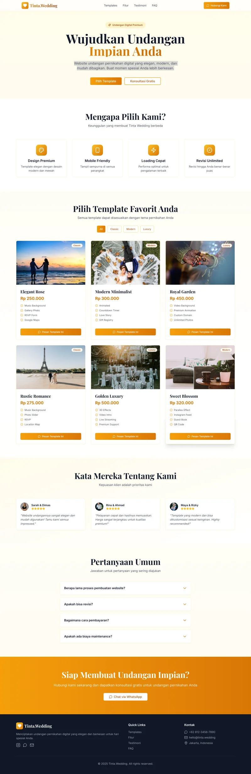 Bintang Miftaqul Huda - Tinta Wedding