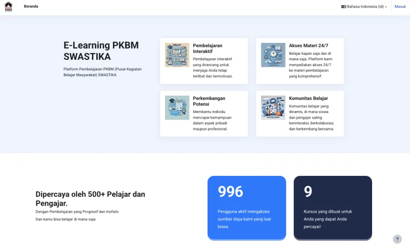 Bintang Miftaqul Huda - Elearning PKBM Swastika - Moodle